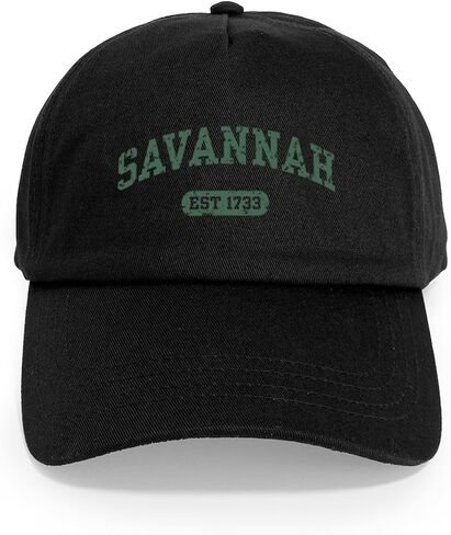 CafePress Savannah Est 1733 قبعة بيسبول قابلة للتعديل in Saudi Arabia