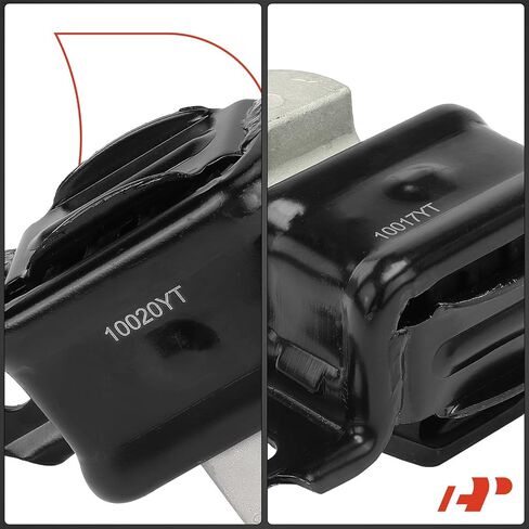 A-Premium Engine Motor Mount and Transmission Mount Kit Compatible with Smart Fortwo 2008-2015 1.0L, Not Fit Turbocharged, Automatic Transmission or Manual Transmission, 2-PC Set in Saudi Arabia