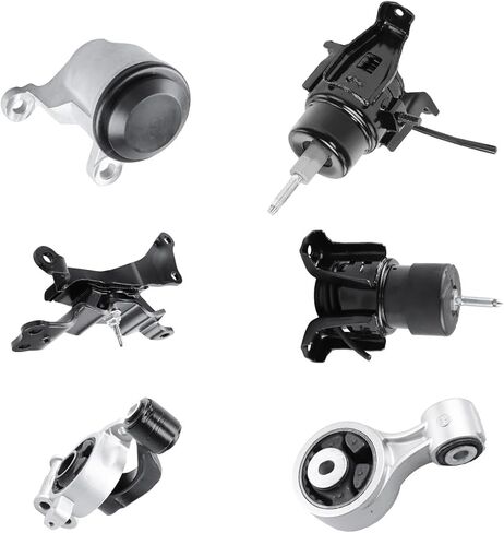 مجموعة من 6 حامل محرك المحرك وحامل ناقل الحركة متوافق مع Nissan Murano 3.5L FWD 2009-2014، متوافق مع Nissan Quest 3.5L FWD 2011-2014، OE: A7399 A4354HY A7372 A4371HY A7363 A7381 in Kuwait