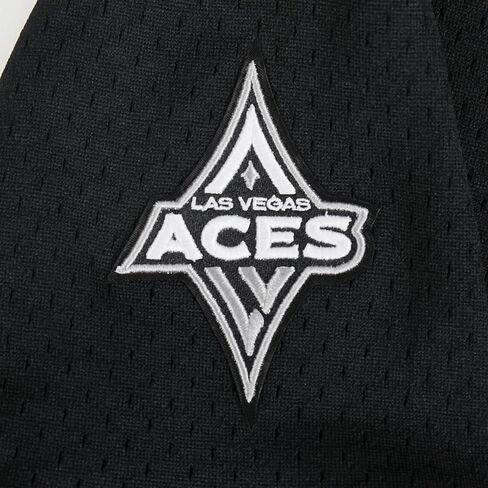 Big Boys WNBA Las Vegas Aces Classic Player Name and Number Mesh Button Down Top in Saudi Arabia
