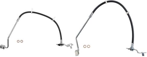 2 Front Brake Line Brake Hydraulic Hose Fits Ford F-450 Super Duty Fits Ford F-550 Super Duty 1999 2000 2001 2002 2003 2004 in Saudi Arabia