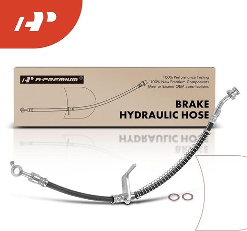 A-Premium Front Passenger Brake Hydraulic Hose Compatible with Select Hyundai and Kia Models - Ioniq, Niro, 2017-2020 - Replace# 58732G2000 in Saudi Arabia