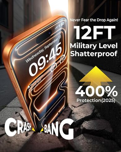 3 عبوات من MRGLAS لهاتف iPhone 16 Pro Max واقي شاشة للخصوصية مقاس 6.9 بوصة، بدون فقاعات، إزالة تلقائية للغبار 23 درجة من الزجاج المقوى المضاد للتجسس [حماية عسكرية 10X] حافظة صديقة in Kuwait