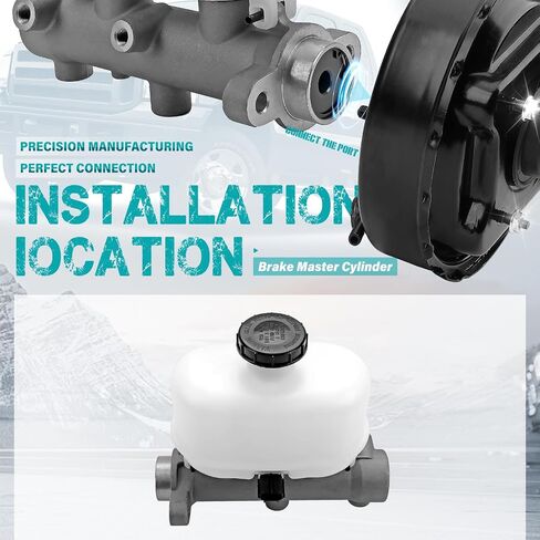 M630039 Brake Master Cylinder with Reservoir and Sensor Compatible with Ford F-250 Super Duty 2005-2007, F-350 Super Duty 2005-2007, F-450 Super Duty 2005-2007, F-550 Super Duty 2005-2007 in Saudi Arabia