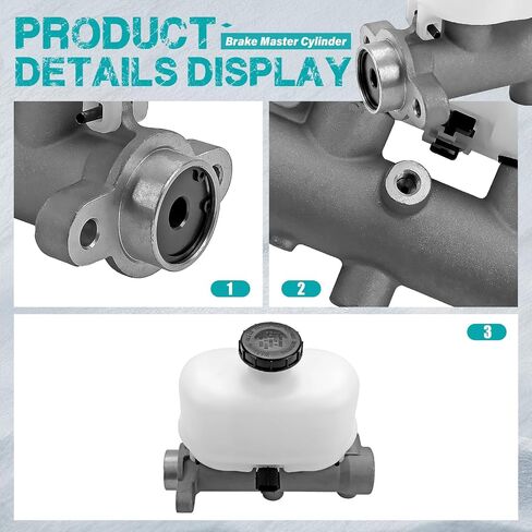 M630039 Brake Master Cylinder with Reservoir and Sensor Compatible with Ford F-250 Super Duty 2005-2007, F-350 Super Duty 2005-2007, F-450 Super Duty 2005-2007, F-550 Super Duty 2005-2007 in Saudi Arabia