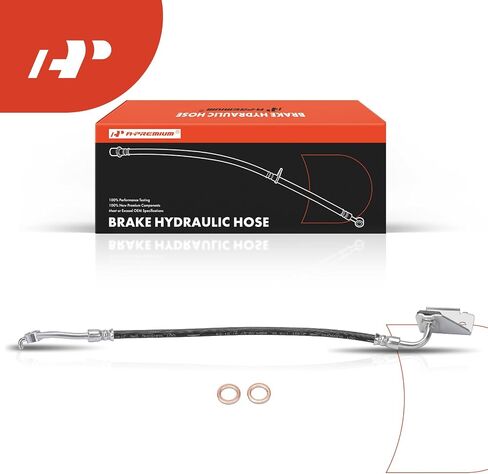 A-Premium Rear Driver Side Brake Hydraulic Hose Compatible with Select Hyundai, Kia Models - Accent 2018-2022, Rio 2017-2023 - Replace# 58737H8300 in Saudi Arabia