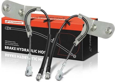 A-Premium Rear Driver and Passenger Side Brake Hydraulic Hose Compatible with Select Chevrolet and GMC Models - C5500 Kodiak, C5500 Topkick, 2003-2009 (Pack of 2) in Saudi Arabia