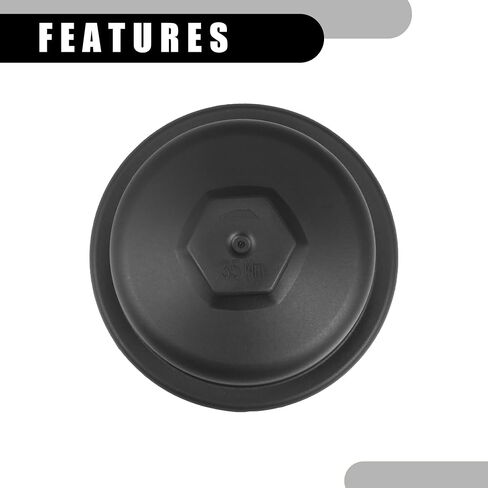 Oil Engine Filter Housing Cap Cover No.26350-3C701 - Car Oil Filter Housing Cap - for Hyundai Palisade 2020-2023 DOHC Plastic Black - 1 Pc in Saudi Arabia