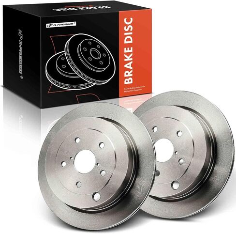 A-Premium 12.59 inch (319.8mm) Rear Vented Disc Brake Rotors Compatible with Select Subaru Models - Tribeca 2008-2014 3.6L, B9 Tribeca 2006-2007 3.0L, 2-PC Set in Saudi Arabia