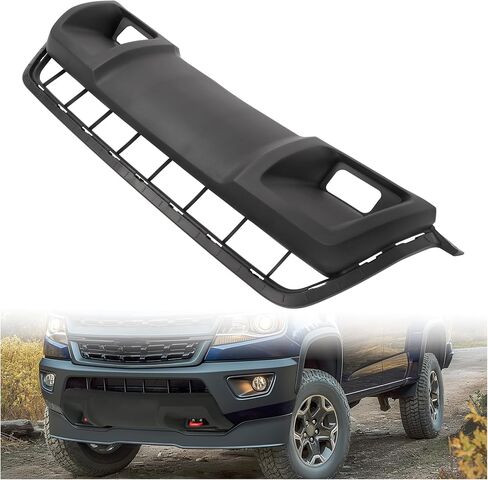 HECASA Front Lower Bumper Skid Plate Compatible with 2015-2020 Chevy Chevrolet Colorado Base LT WT Z71 Replacement for 22891697 GM1095206 W/Tow Hook Hole Black in Saudi Arabia