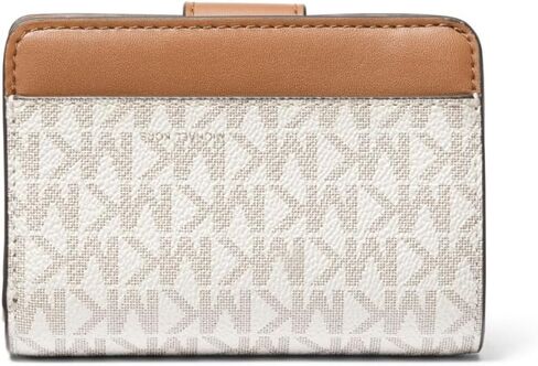 Michael Kors Women's Mk Charm Small Tab Compact Pcoket Wallet, Black in Kuwait