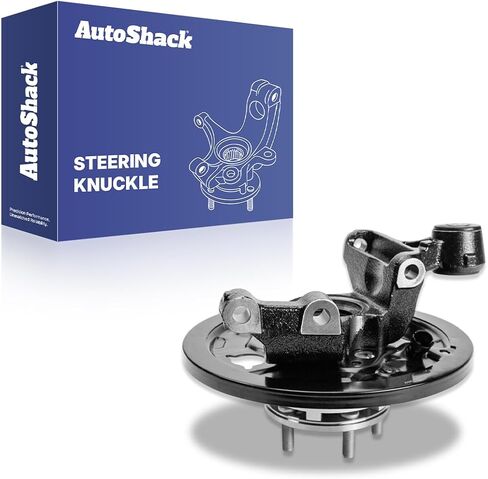 AutoShack Rear Left Steering Knuckle for 2001-2008 Subaru Forester 2.5L AWD | Driver Side | 5-Lug | Wheel Bearing Hub Assembly Replacement KN798420 in Saudi Arabia