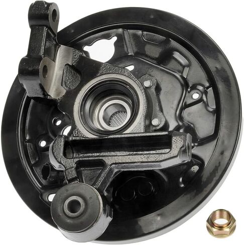 AutoShack Rear Left Steering Knuckle for 2001-2008 Subaru Forester 2.5L AWD | Driver Side | 5-Lug | Wheel Bearing Hub Assembly Replacement KN798420 in Saudi Arabia