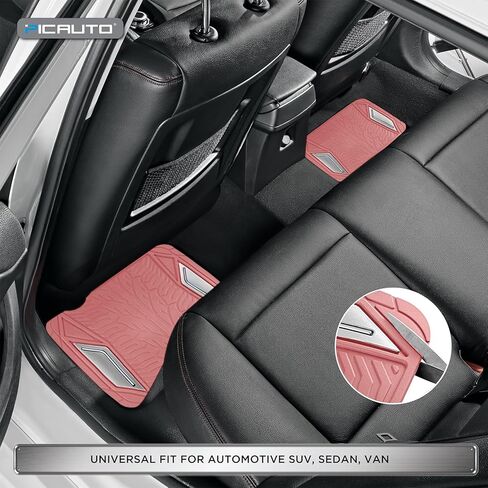 الحصير الموافقة المسبقة عن علم من طابق المطاط التلقائي ، فيلم الألومنيوم الأرجواني مع حصائر السيارات الملونة للسيارات ، والدعم غير المنزلق ، وحماية من جميع الأحوال الجوية ، وبطانة مناسبة للسيارات وسيارات الدفع الرباعي والشاحنات والشاحنات in Kuwait