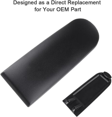 Black Center Console Lid Armrest Kit Replacement fit for VW for Beetle 99-10 for Golf 99-05 for Jetta 99-05 for Passat 99-05 in Saudi Arabia
