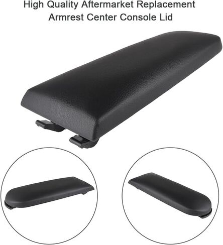 Black Center Console Lid Armrest Kit Replacement fit for VW for Beetle 99-10 for Golf 99-05 for Jetta 99-05 for Passat 99-05 in Saudi Arabia
