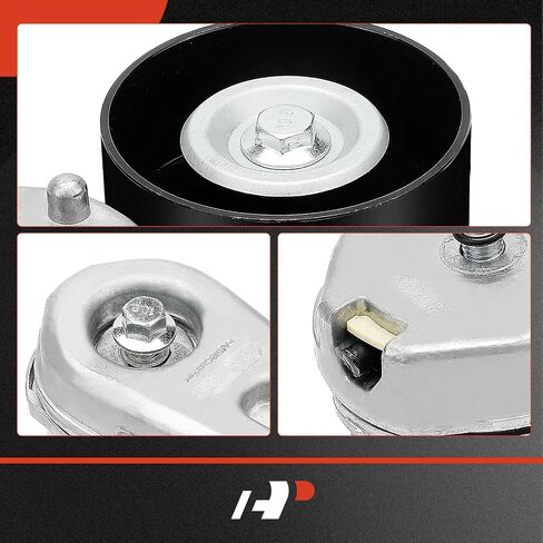 A-Premium Belt Tensioner Assembly with Pulley Compatible with Land Rover Range Rover Sport 2010-2012, Discovery 2014-2017, LR4 2010-2011/2014-2016, 3.0L 5.0L, Replace# APV3454, 534035810 in Saudi Arabia