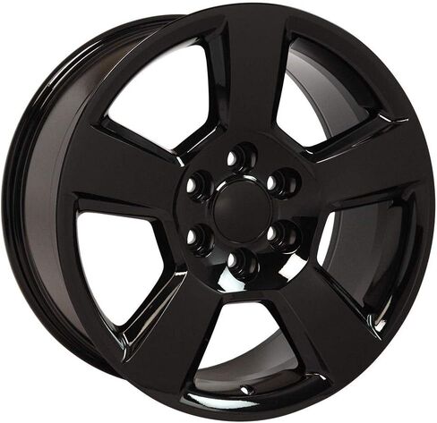 OE Wheels CV76 20 Inch Rim Fits Tahoe Style 6x139.7 20x9 Gloss Black - Hollander 5652 (1) in Saudi Arabia