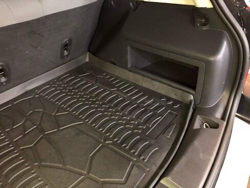 Cargo Liner - Trunk Mat for Jeep Compass 2007-2017 – Weather-Resistant Trunk Mats for Cars with Raised Lip – Non-Slip Car Trunk Mat Rubber – Easy to Install – Laser Pre-Cut Design in Saudi Arabia
