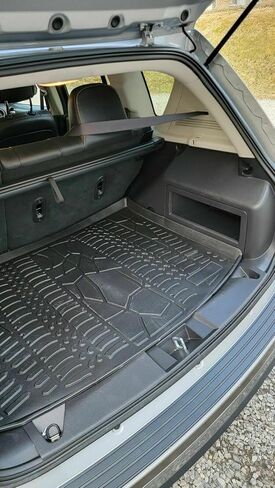 Cargo Liner - Trunk Mat for Jeep Compass 2007-2017 – Weather-Resistant Trunk Mats for Cars with Raised Lip – Non-Slip Car Trunk Mat Rubber – Easy to Install – Laser Pre-Cut Design in Saudi Arabia