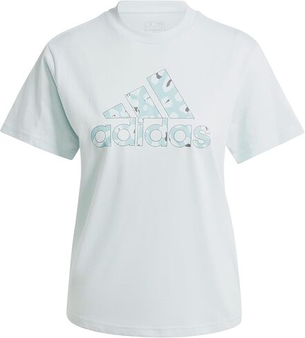 تي شيرت نسائي برسومات حيوانات من adidas بأكمام قصيرة in Kuwait