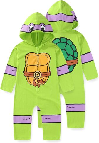 معطف بغطاء للرأس من Nickelodeon Teenage Mutant Ninja Turtles Leonardo Boys للأطفال الصغار والكبار in Saudi Arabia