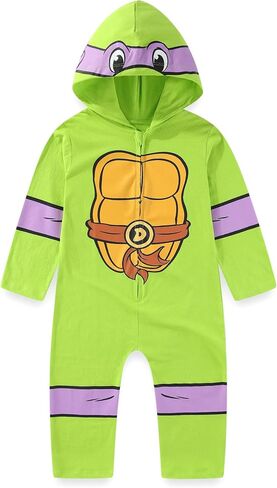 معطف بغطاء للرأس من Nickelodeon Teenage Mutant Ninja Turtles Leonardo Boys للأطفال الصغار والكبار in Saudi Arabia