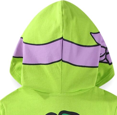 معطف بغطاء للرأس من Nickelodeon Teenage Mutant Ninja Turtles Leonardo Boys للأطفال الصغار والكبار in Saudi Arabia