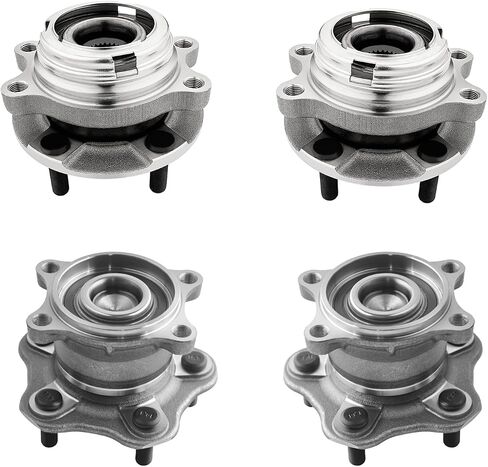 PM Auto Set of 4 Front-Rear Wheel Hub Bearing Assembly Replacement For 2004-2009 Nissan Quest 3498cc in Saudi Arabia