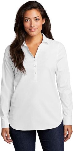 Port Authority Women's City Stretch Long Sleeve Tunic Shirt in Saudi Arabia