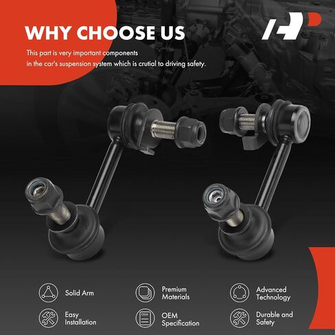 A-Premium 2 x Front Sway Bar Links Stabilizer Bar Links, Compatible with Nissan 350Z 2003-2009 & Infiniti G35 2003-2007 in Saudi Arabia