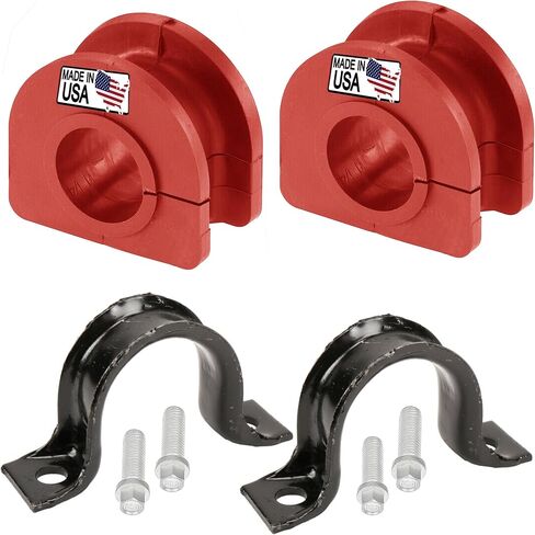 Suspension Dudes Rear Sway Bar Stabilizer Bracket + CODE RED Bushing Kit FITS Avalanche, Escalade, Silverado, Tahoe, Yukon, 2000-2006, K6408 928-308 - Bushings Made In USA, 28 MM Bar in Saudi Arabia