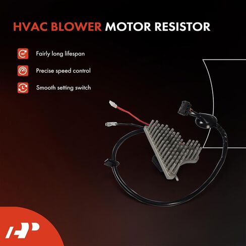 محرك منفاخ ومقاوم لسخان HVAC A-Premium متوافق مع مركبات مرسيدس بنز - 300CE 300D 300E 300TD 300TE 400E 500E E300 E320 E420 E500 - الجانب الأمامي in Saudi Arabia