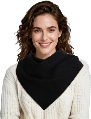 Knit Triangle Scarf for Women Y2k Head Scarf Warm Crochet Hair Bandana Winter Triangle Shawl in Saudi Arabia