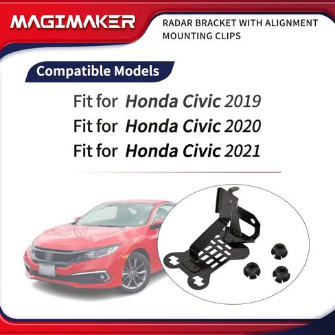Radar Bracket 36804-TBA-A10 36806-TLA-A01 Compatible with Honda Civic 2019 2020 2021 with Alignment Mounting Clips in Saudi Arabia