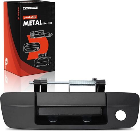 مقبض مزلاج معدني مطور من A-Premium مع فتحة مفتاح متوافقة مع Ram 1500 2500 3500 2011-2012 & Dodge Ram 1500 2009-2010، Ram 2500 3500 2010، أسود معبى in Saudi Arabia