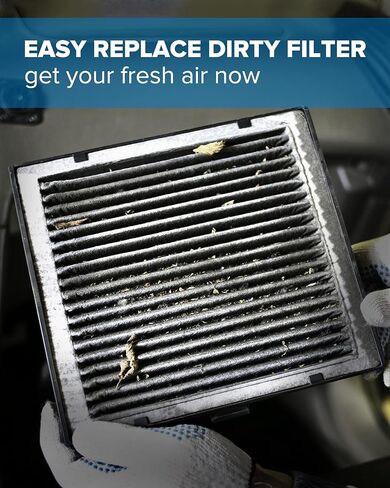 PHILTOP Cabin Air Filter, Replacement for CF8791A, Silverado 1500 (1999-2002), Tahoe (2000-2002), Sierra 1500 (1999-2002), Yukon (2000-2002), Premium ACF049 Cabin Filter with Filter Up Dust Pollen in Saudi Arabia