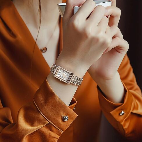 ساعة فالينس للنساء، ساعة عصرية للسيدات، ساعات بسوار معدني صغير ذهبي وفضي للنساء، مينا روماني مقاوم للماء، تصميم أنيق in Saudi Arabia