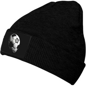 I Like Soccer Knit Beanie Thick,Soft,Warm Beanie Hats,Winter Beanie Hats for Men Women for Cold Weather in Saudi Arabia