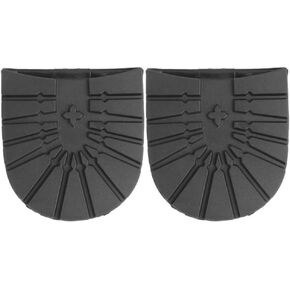 1Pair Black Anti Slip Rubber Boot Heel Replacement Pads,Sole Protector,Shoe Repair Kit in Kuwait