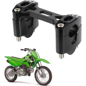 مصنع المقود Riseers 7/8 "22mm مقبض مقبض المشبك Clamp ل Kawasaki KLX110 / KLX110L 2010-2025 | استبدال OEM الجزء 46012-0101-458 (الأخضر) in Saudi Arabia