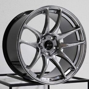 19x10.5 Vors TR4 5x114.3 22 Hyper Black Wheel Rim 73.1 in Saudi Arabia