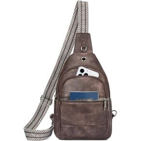 BOSTANTEN 7L Sling Bag For Women CrossBody Bags Large Cross Body Purse Vegan Leather Sling Backpack for Travel Essentials in Saudi Arabia