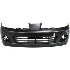 Evan Fischer Front Bumper Cover Compatible with 2007-2012 Nissan Versa Primed - NI1000245 in Saudi Arabia
