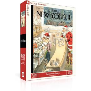 New York Puzzle Company - New Yorker Santa's Little Helpers - 1000 Piece Jigsaw Puzzle for Family Game Nights by John Cuneo in Kuwait