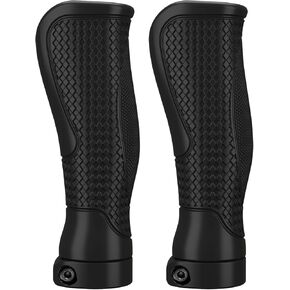 Bike Handlebar Grips, MTB Grips with Elastic Grainy Design Bike Grips, Slip Rubber Bike Handlebar Grips Bicycle Grips for BMX, Foldable Urban Bicycles, E-Bike, Scooter in Kuwait