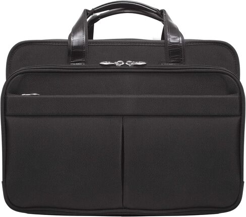 حقيبة كمبيوتر محمول McKlein Walton مقاس 17 بوصة من النايلون قابلة للتوسيع ومقصورة مزدوجة مع أكمام قابلة للإزالة in Kuwait