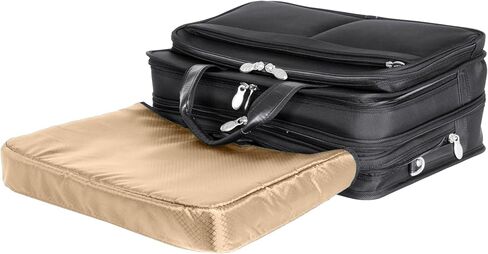 حقيبة كمبيوتر محمول McKlein Walton مقاس 17 بوصة من النايلون قابلة للتوسيع ومقصورة مزدوجة مع أكمام قابلة للإزالة in Kuwait