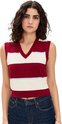 State & Lake Women's Knit Vest in Kuwait