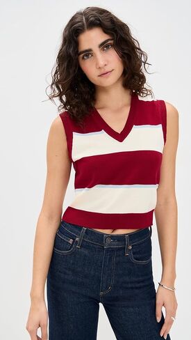 State & Lake Women's Knit Vest in Kuwait